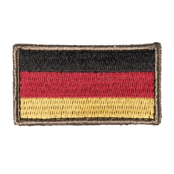Patch brodé drapeau allemand 3.5 x 6cm