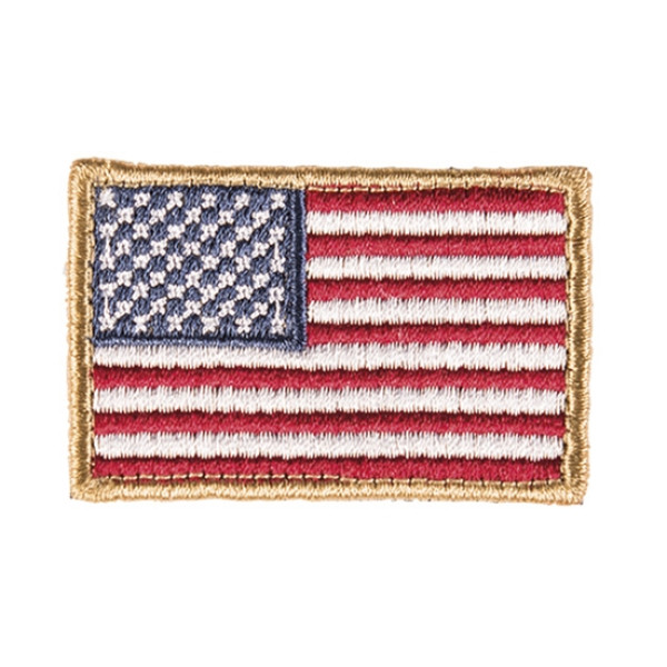 Patch brodé drapeau USA couleur 4 x 6cm