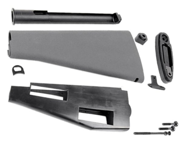 Crosse fixe + tube pour M4 / M16 grey - King Arms Crosse fixe + tube pour M4 / M16 grey - King Arms