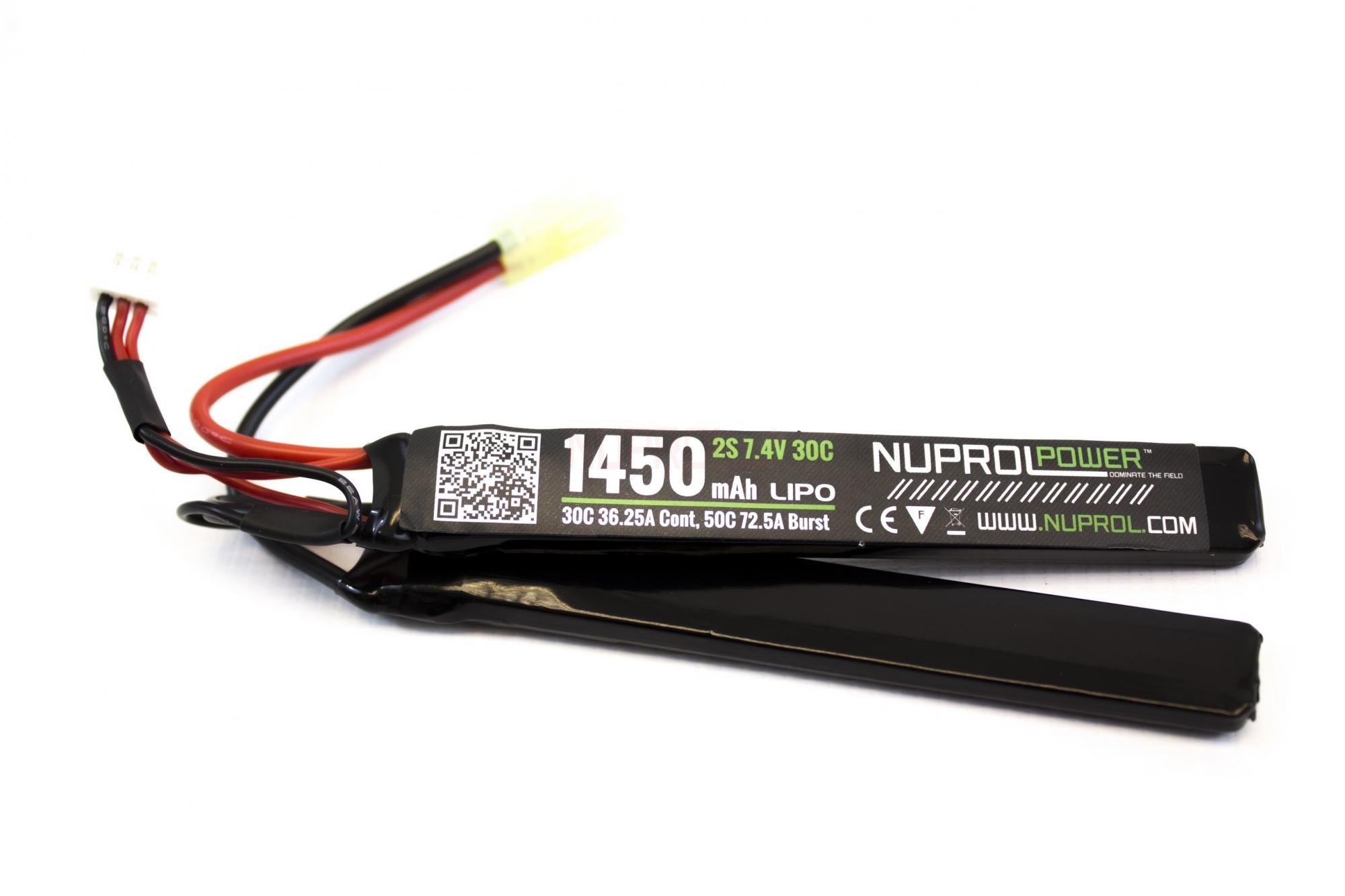 Batterie LiPo 2 éléments 7,4 v/1450 mAh Comet Airsoft