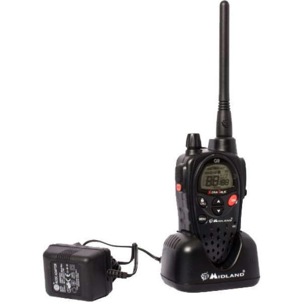 Talkie walkie Midland G9 noir modèle export 5w