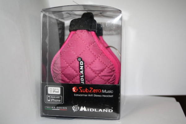 Casque audio rose hiver subzero - midland Casque audio rose hiver subzero - midland