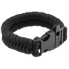 Bracelet de survie paracorde Noire et sifflet