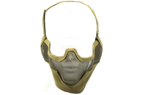 Bas de masque grillage shield v2 - tan