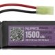 Batterie Li-Fe power 9,9 v 1500 mah 25 c slim stick