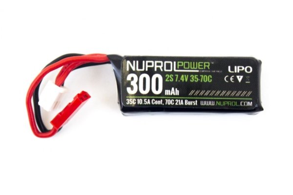 Batterie LiPo 7. 4 v / 300 mah 35 c spécial HPA np