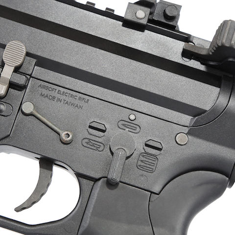 AEG Black Rain Ordnance CQB noir mosfet 1,4j - KING ARMS AEG Black Rain Ordnance CQB noir mosfet 1,4j - KING ARMS