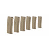 Airsoft Magazine Real Cap 30 rds for M4 AEG Polymer Tan - Pack of 6 pcs