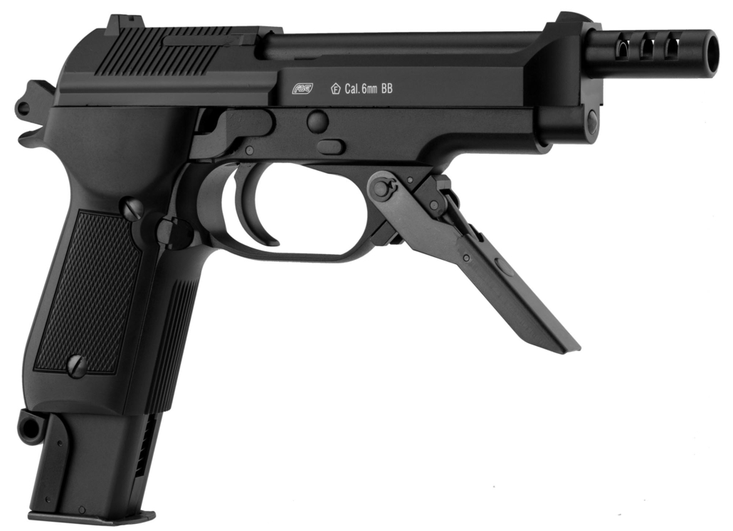 Rep GBB pistolet M93 full auto Noir gaz Comet Airsoft