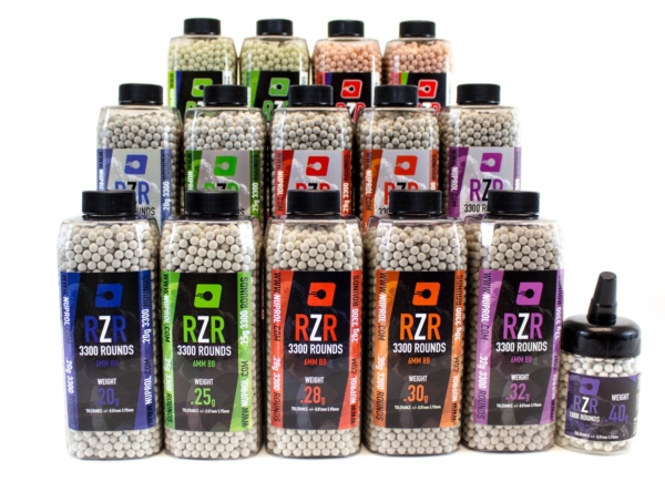 Billes RZR 0. 25 g BIO bouteille 3300 bbs - NUPROL Billes RZR 0. 25 g BIO bouteille 3300 bbs - NUPROL
