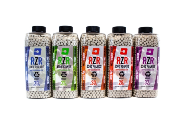 Billes RZR 0. 25 g BIO bouteille 3300 bbs - NUPROL Billes RZR 0. 25 g BIO bouteille 3300 bbs - NUPROL